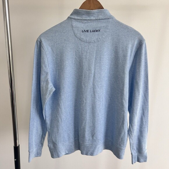 Black Clover Live Luck Golf 1/4 Zip Pullover Sweater Small Sweatshirt - Picture 4 of 5